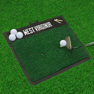 West Virginia Mountaineers Golf Hitting Mat 20" x 17"