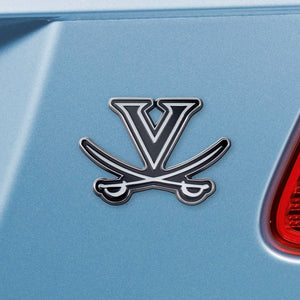 Virginia Cavaliers Chrome Auto Emblem