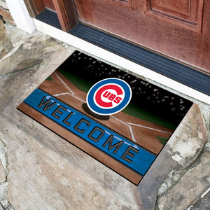 Chicago Cubs Crumb Rubber Door Mat - 18"x30"