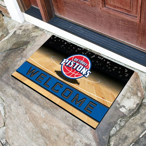 Detroit Pistons Crumb Rubber Door Mat - 18"x30"