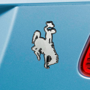 Wyoming Cowboys Chrome Auto Emblem