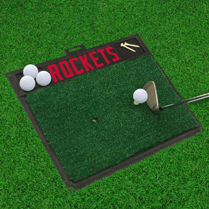 Houston Rockets Golf Hitting Mat 20" x 17"
