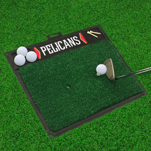 New Orleans Pelicans Golf Hitting Mat 20" x 17"