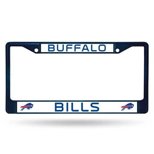 Buffalo Bills Navy Color Chrome License Plate Frame 
