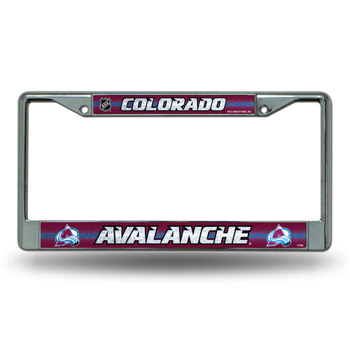 Colorado Avalanche Bling License Plate Frame
