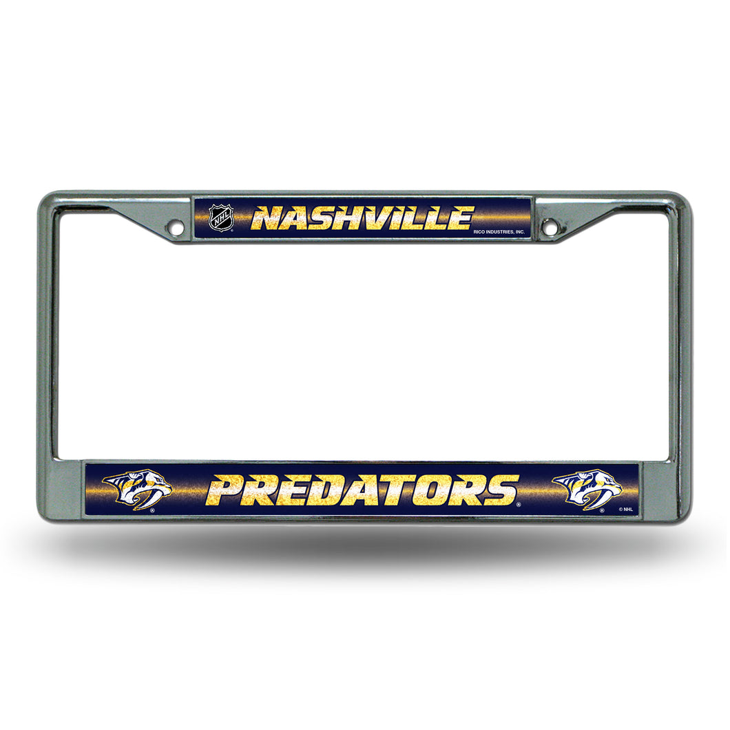 Nashville Predators Bling License Plate Frame