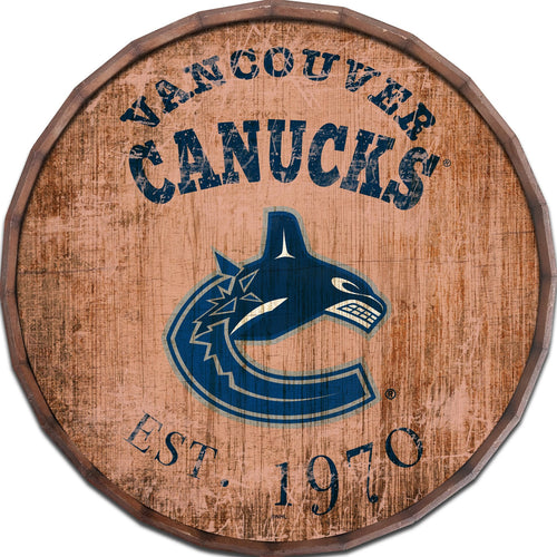 Vancouver Canucks Established Date Barrel Top -24