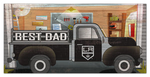 Los Angeles Kings Best Dad Truck Sign - 6"x12"