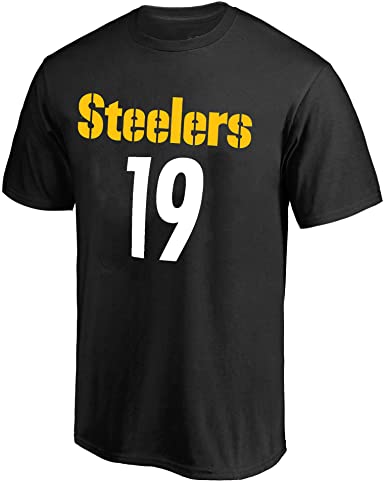 JuJu Smith-Schuster Pittsburgh Steelers #19 Name & Number Jersey Shirt –  Sports Fanz