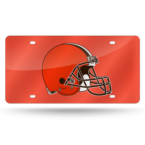 Cleveland Browns  Laser Tag License Plate 