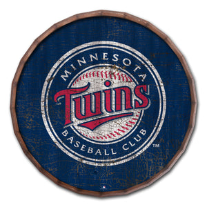 Minnesota Twins Cracked Color Barrel Top - 24"