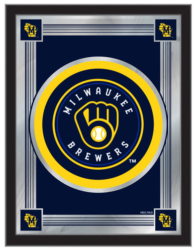 Milwaukee Brewers Logo Wall Mirror - 17