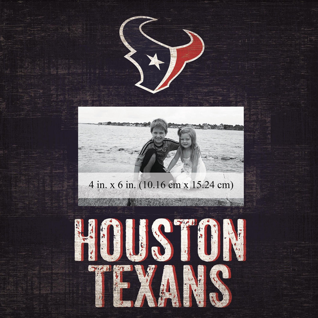 Houston Texans Team Logo Picture Frame