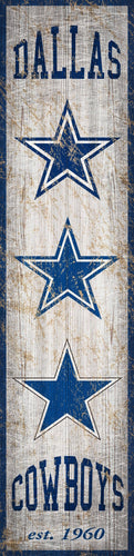 Dallas Cowboys Heritage Banner Vertical Sign - 6