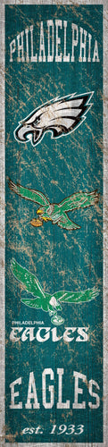 Philadelphia Eagles Heritage Banner Vertical Sign - 6