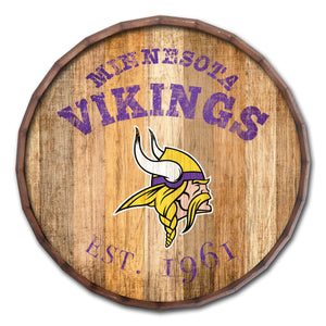 Minnesota Vikings Established Date Barrel Top -24"