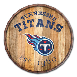 Tennessee Titans Established Date Barrel Top -24"