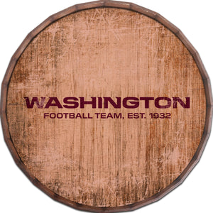 Washington Football Team Established Date Barrel Top -16"