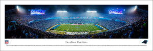 Carolina Panthers Bank of America Stadium Night Game Panoramic Picture