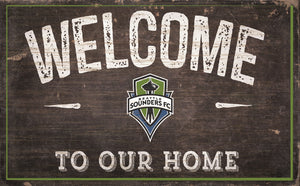 Seattle Sounders Welcome To Our Home Sign - 11"x19"