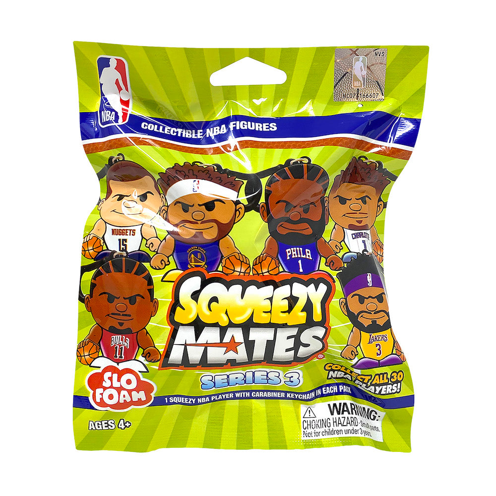 SqueezyMates NBA Series 3 Bundle of 4 Pack Bundle Sports Fanz