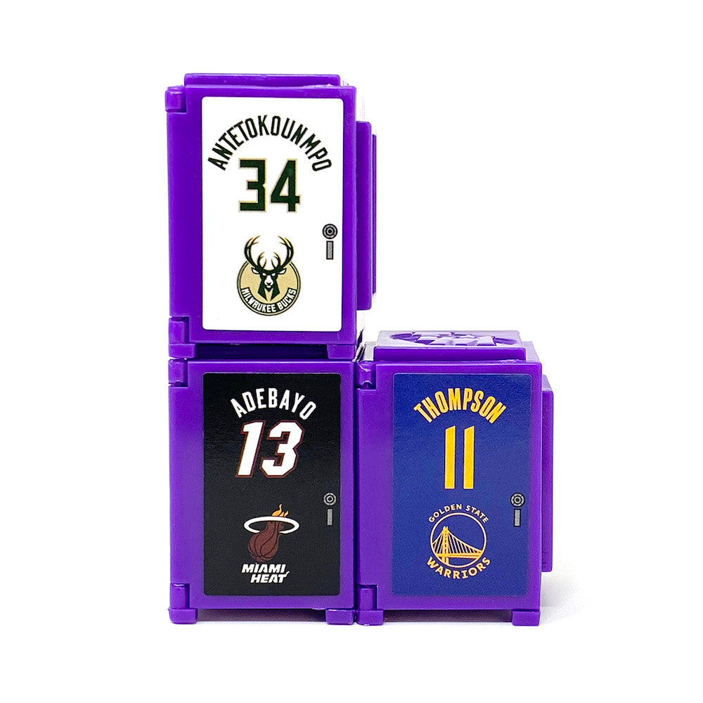 TeenyMates NBA Series 8 Locker Room 3 Pack Bundle Sports Fanz