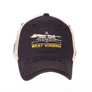 West Virginia Mountaineers Destination Woodburn Hall Trucker Hat