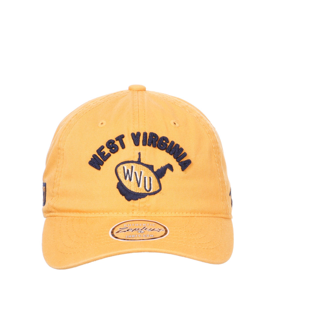 West Virginia Mountaineers Past Center Adjustable Hat Sports Fanz
