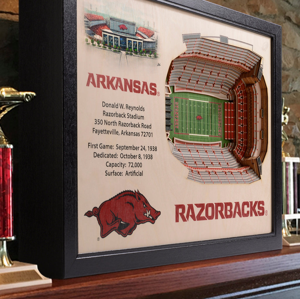Arkansas Razorbacks Ronald Reynolds Razorbacks Stadium 3D
