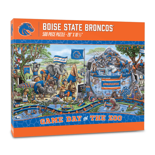 Boise State Broncos Game Day At The Zoo 500 Piece Puzzle