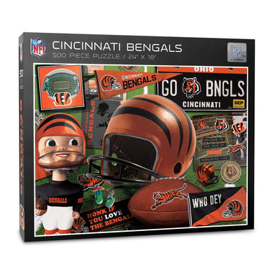 Cincinnati Bengals Retro Series Puzzle