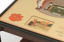 Clemson Tigers 25 Layer Lighted StadiumView End Table