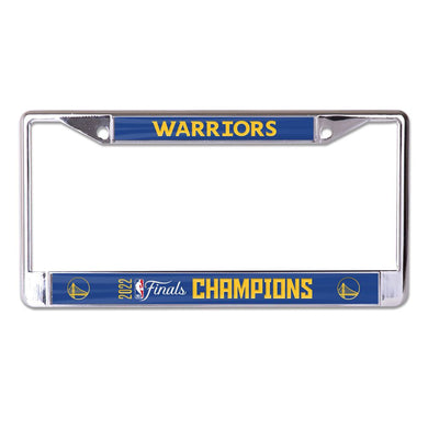 Golden State Warriors 2022 NBA Champions Logo Metal Laser Cut License Plate Frame