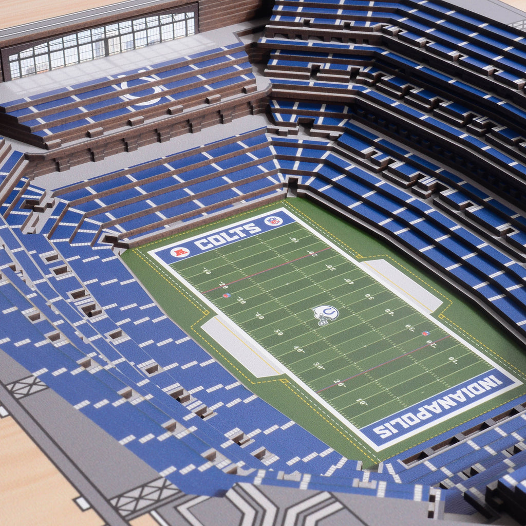 Indianapolis Colts 6'' x 19'' 3D StadiumView Banner