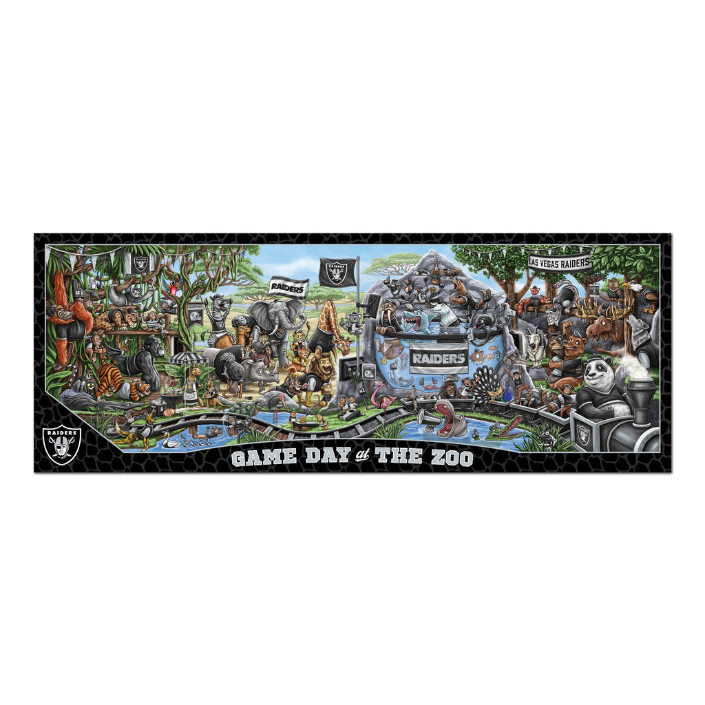 NFL Las Vegas Raiders Game Day at the Zoo 500pc Puzzle