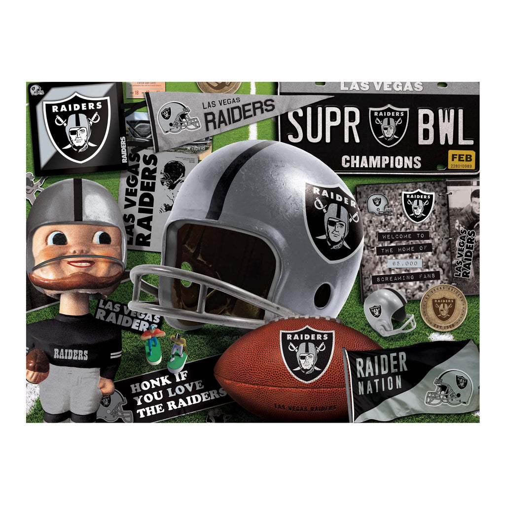 Las Vegas Raiders Retro Series Puzzle – Sports Fanz