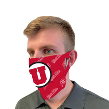 Utah Utes Fan Mask Adult Face Covering 3-Pack