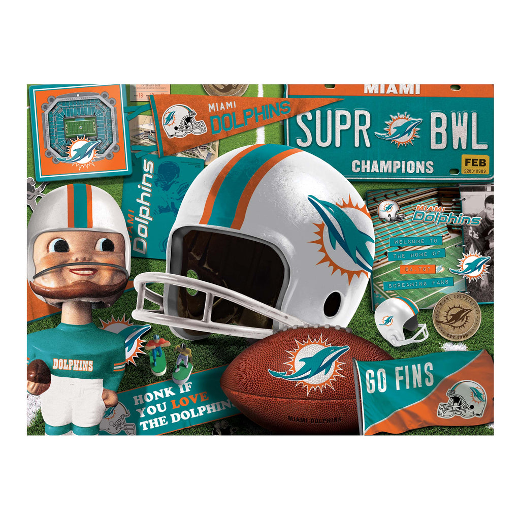 Miami Dolphins Super Bowl Ticket Collection Wall Frame