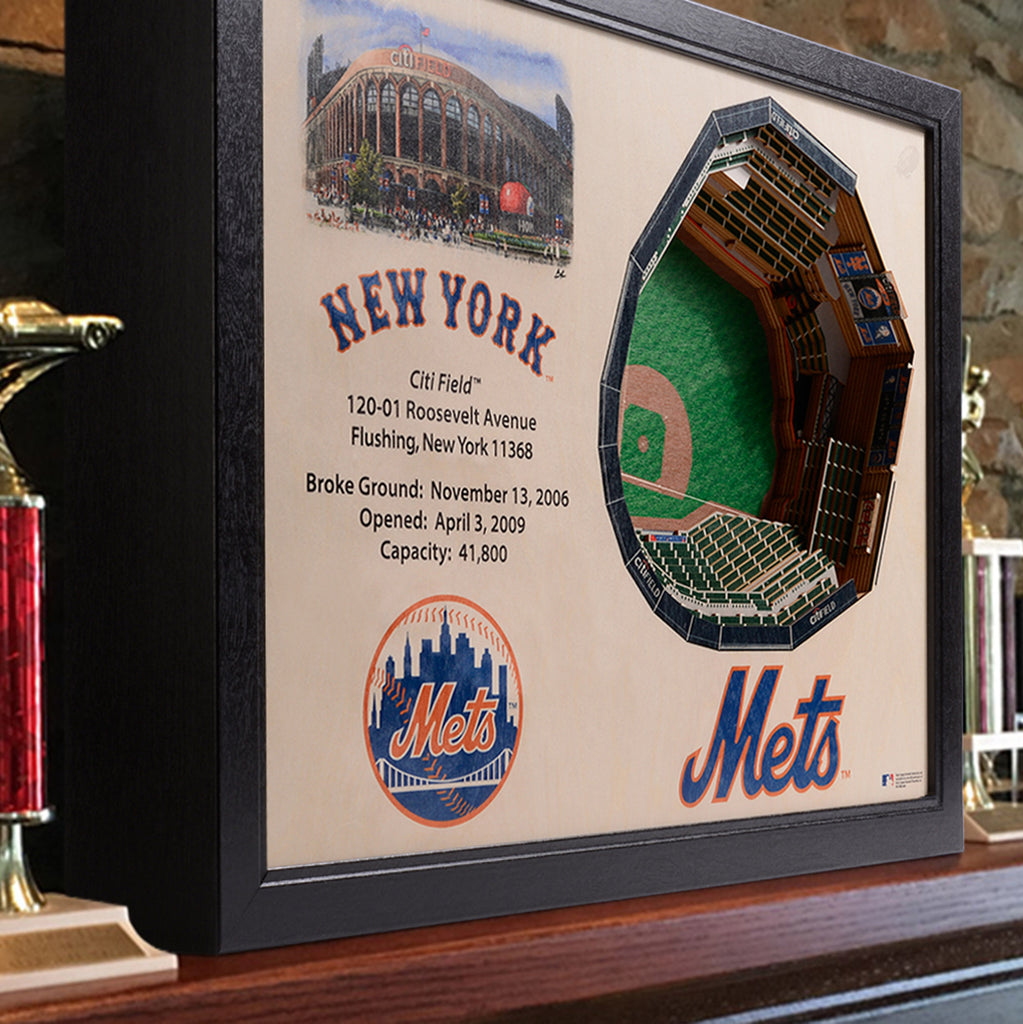 8 x 32 MLB New York Mets 3D Stadium Banner