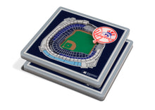 New York Yankees 3D StadiumViews Coaster Set