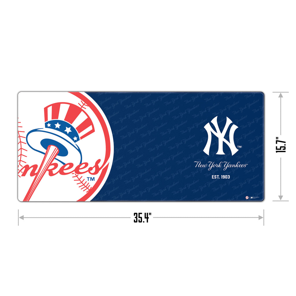 New York Yankees Logo Series Desk Pad Sports Fanz