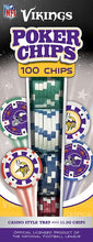 Minnesota Vikings Poker Chip Set