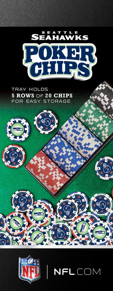 Seattle Seahawks Poker Chip Set – Sports Fanz