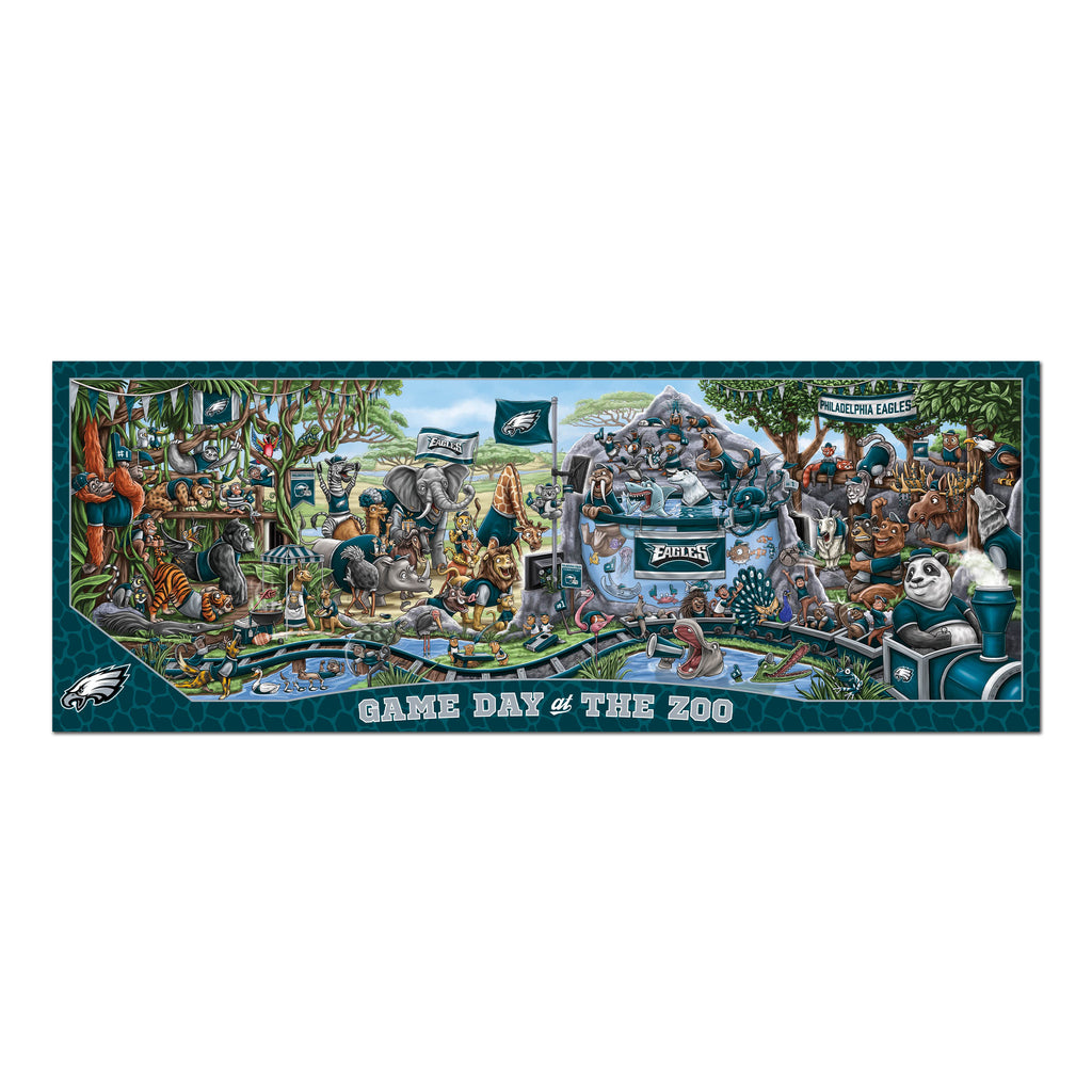 Philadelphia Eagles Game Day At The Zoo 500 Piece Puzzle – Sports Fanz