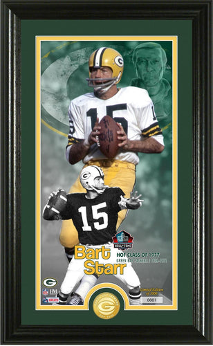 Bart Starr Green Bay Packers 1977 Pro Football Hall Of Fame