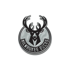 Milwaukee Bucks Free Form Chrome Auto Emblem                                                                                                            