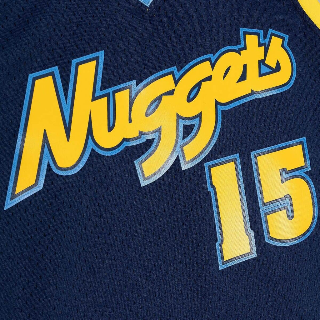 Denver Nuggets Carmelo Anthony 15 Men's Jersey Medium Yellow Basketball  CHOPPED
