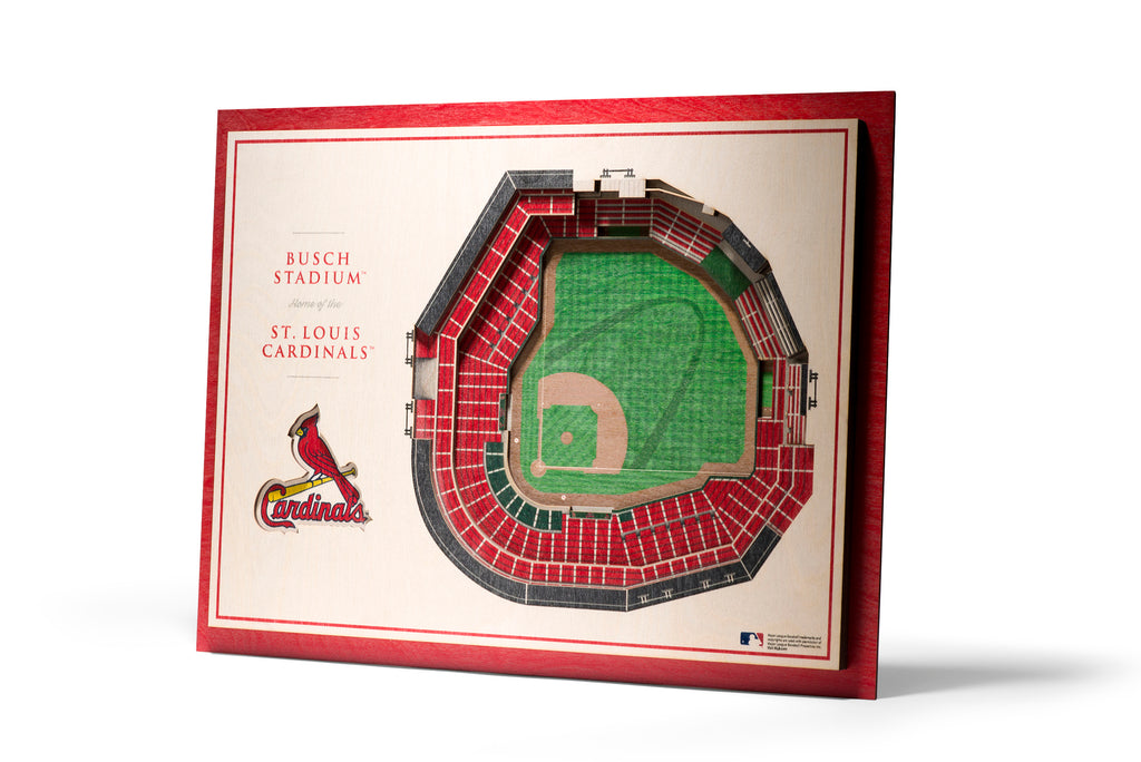 St. Louis Cardinals Busch Stadium 5 Layer 3D Stadiumview Wall Art – Sports  Fanz