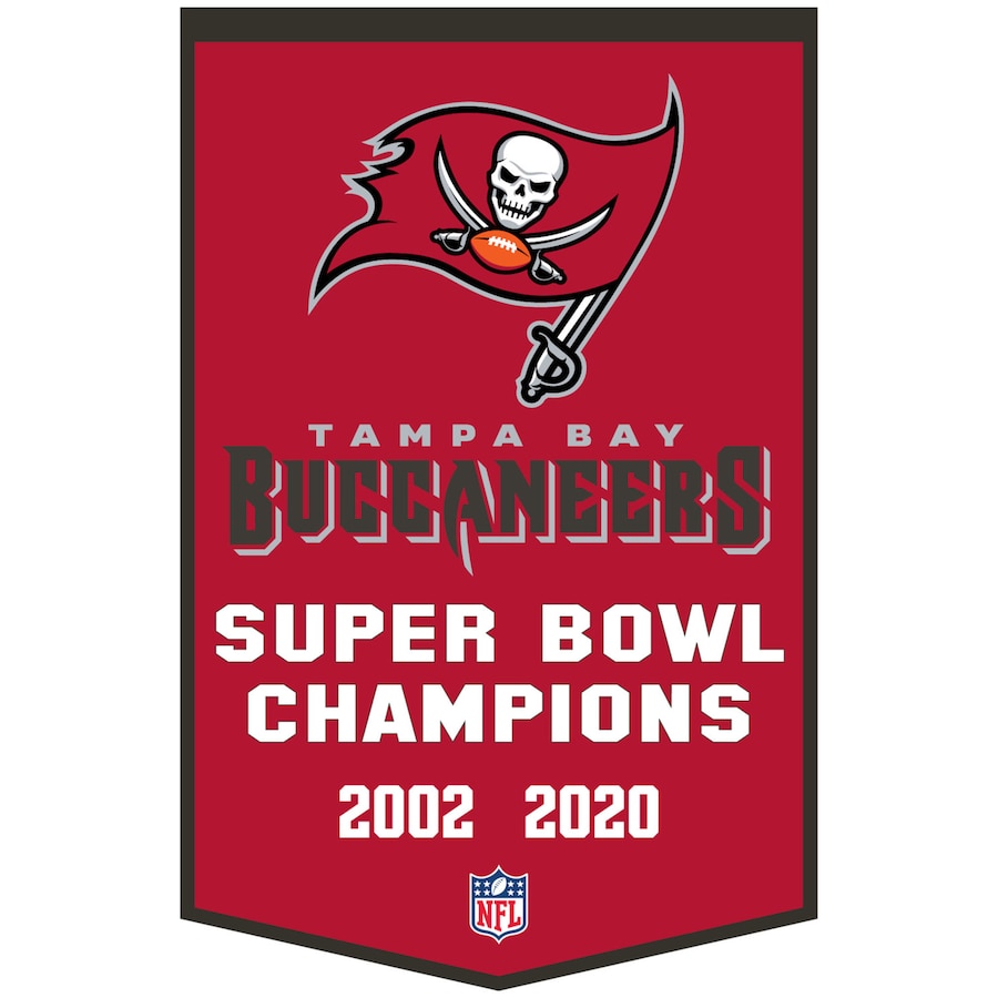 Tampa Bay Buccaneers Logo-Style Official NFL Premium Felt Pennant