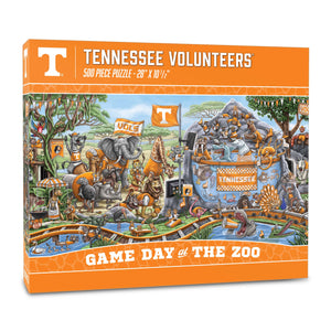 Tennessee Volunteers Game Day At The Zoo 500 Piece Puzzle